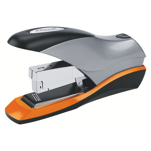 Rexel Optima 70 Low Force Heavy Duty Stapler Orange Silver