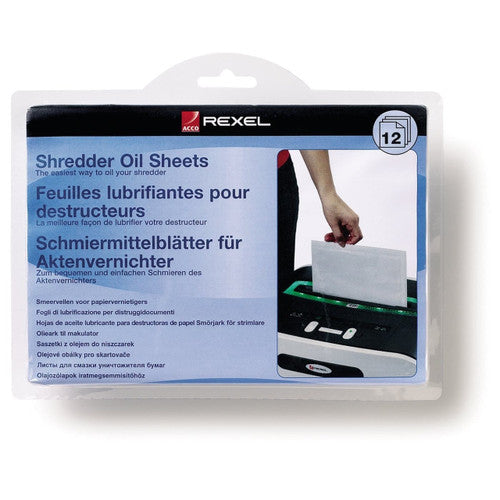 Rexel Shredder Oil Sheets Pack of 20