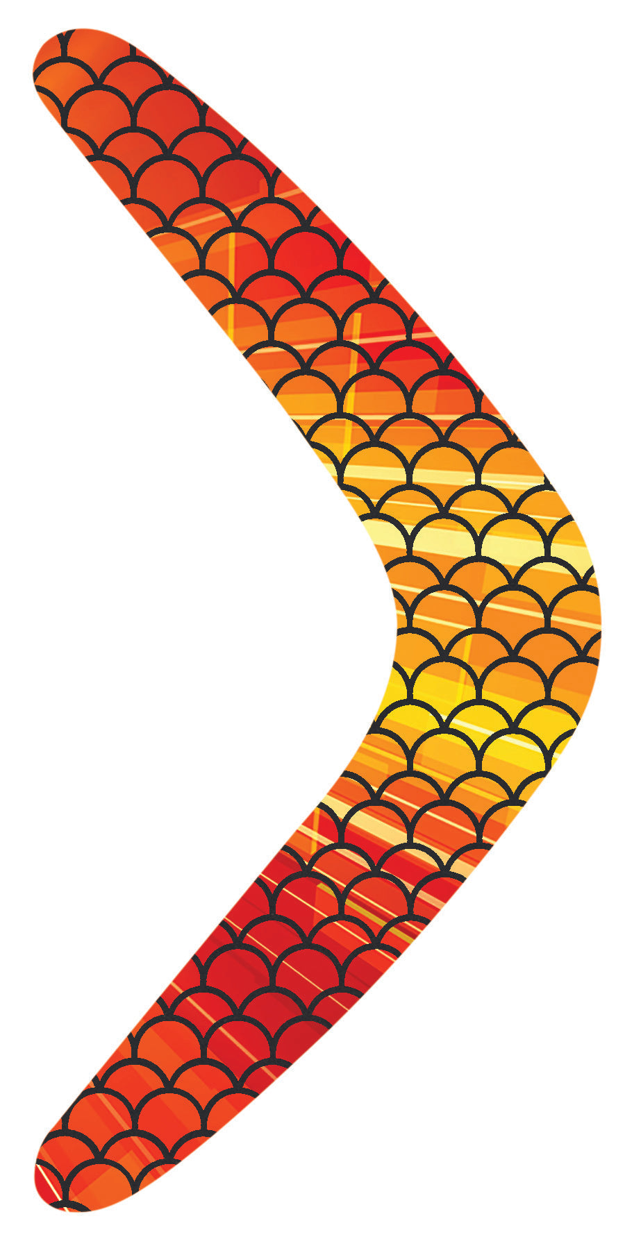 Scratch Boomerangs Pack of 30 29cm Pre Cut Card with 30 Scratch Tools