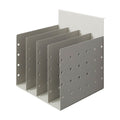 Rapidline Rapid Screen Document Divider 4 Slot Silver Grey