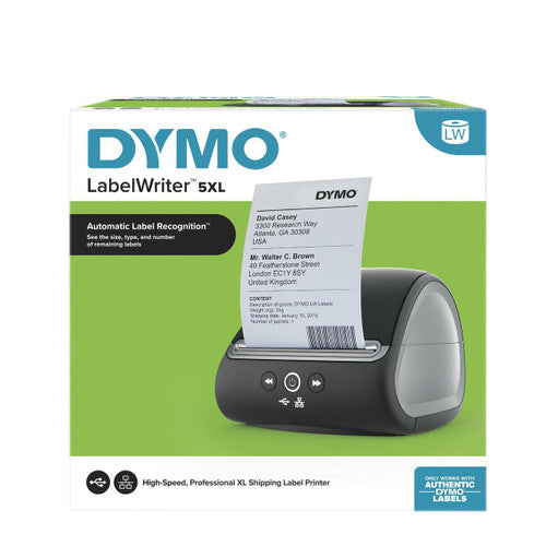 Dymo LabelWriter 5XL Wide Format Label Printer for Extra Large Shipping Labels