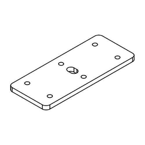 Rapidline Shush30 T Shaped Screw Plate White