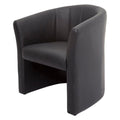 Rapidline Space Single Seater Executive Tub Chair Black PU