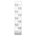 Rapidline Rapid Bloom Vertical Garden 390 x 210 x 1940mm White