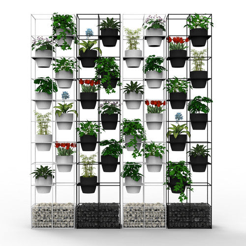 Rapidline Rapid Bloom Vertical Garden 390 x 210 x 1940mm Black
