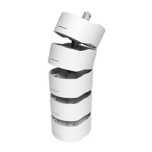 Rapidline Umbilical Power Pole Kit 2100mm Height Only White