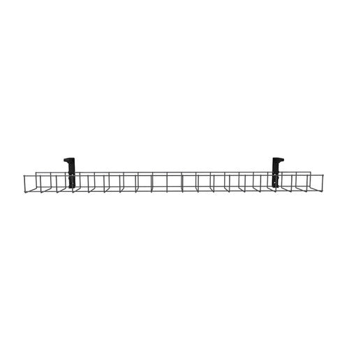 Rapidline Single Tier Cable Basket Kit 1550mm 2 GPO 2.5m Interconnecting Lead Black