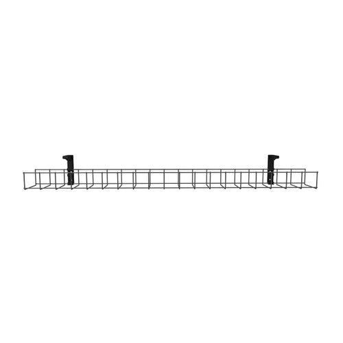 Rapidline Single Tier Cable Basket Kit 1550mm 4 GPO 2.5m Interconnecting Lead Black
