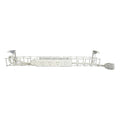 Rapidline Single Tier Cable Basket Kit 950mm 4 GPO 1.5m Interconnecting Lead White