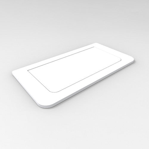 Rapidline Pop-Up Power Desk Module 1 GPO 2 USB White