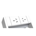 Rapidline Athena Power Rail Kit 2 GPO 600mm Lead White
