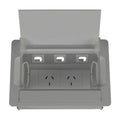 Rapidline Table Surface Mounted Service Box 2 GPO 3 Data Silver