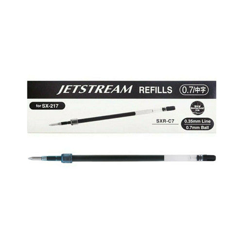Uni SXR-C7 Refill for Jetstream Retractable Pen 0.7mm Black Box of 12