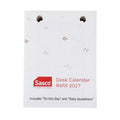 Sasco 2027 Desk Calendar Refill Top Opening 102 x 75mm