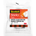 Scotch 502 Sticky Tape Deltahole 18mm x 66m Clear
