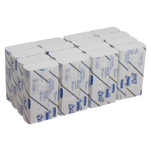 Scott Slimfold Hand Towel White 110 Sheets Pack of 12