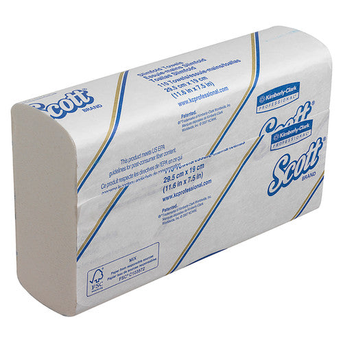 Scott Slimfold Hand Towel White 110 Sheets Pack of 12