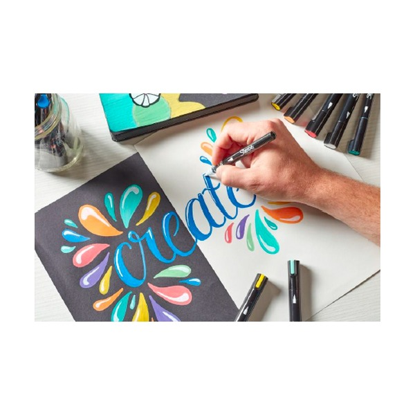 Sharpie Creative Marker Acrylic Water-Based Bullet Tip Assorted Pack of 12