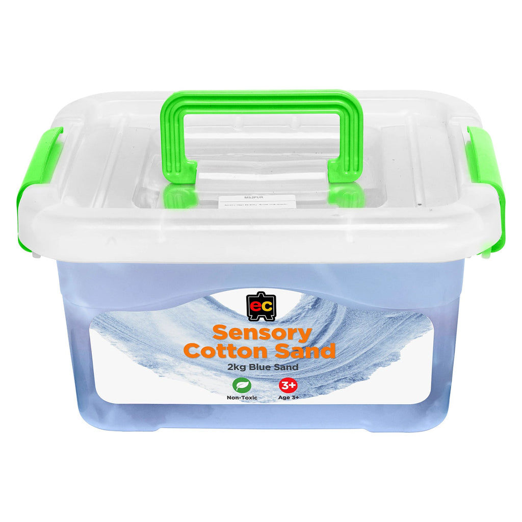 Sensory Cotton Sand 2kg Blue