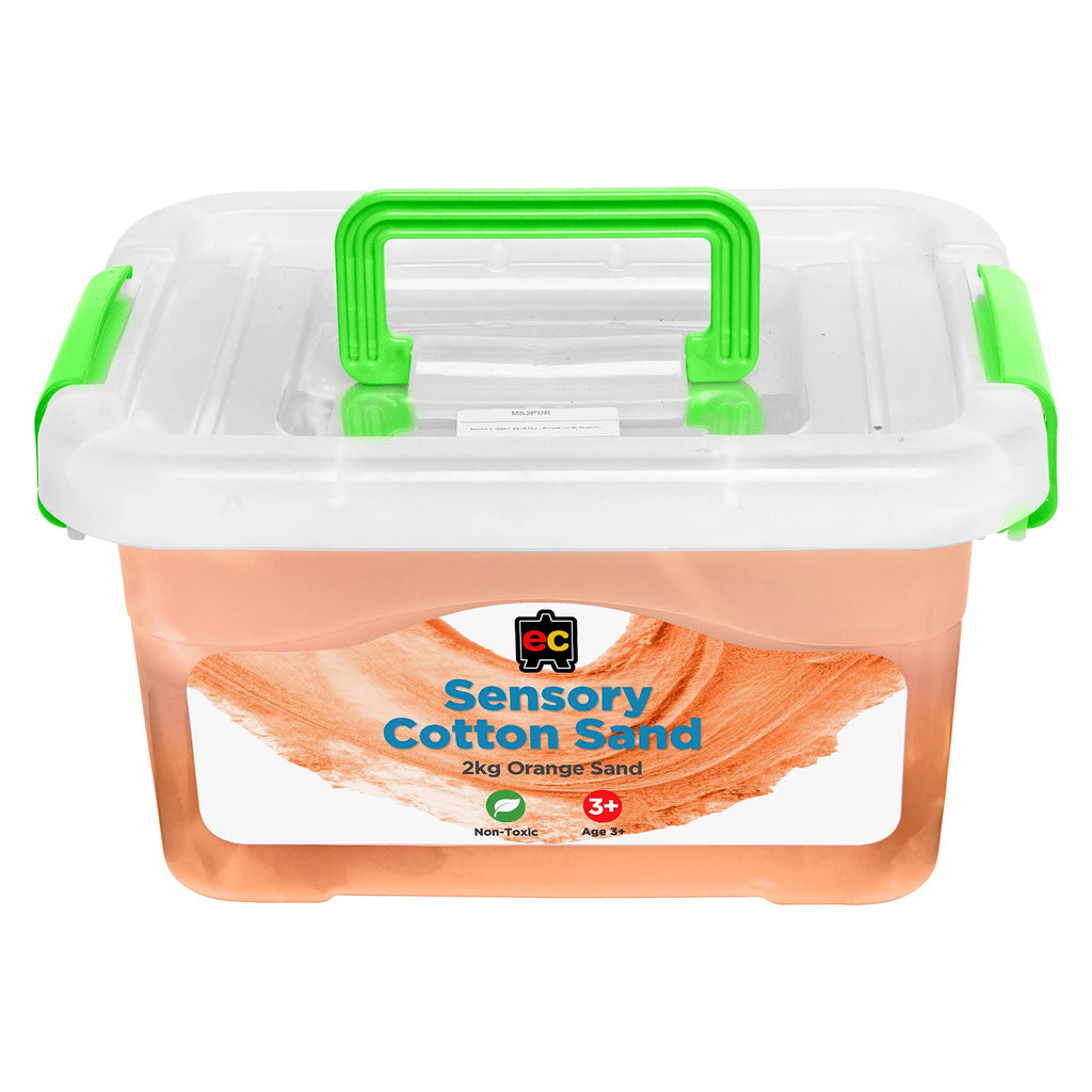 Sensory Cotton Sand 2kg Orange