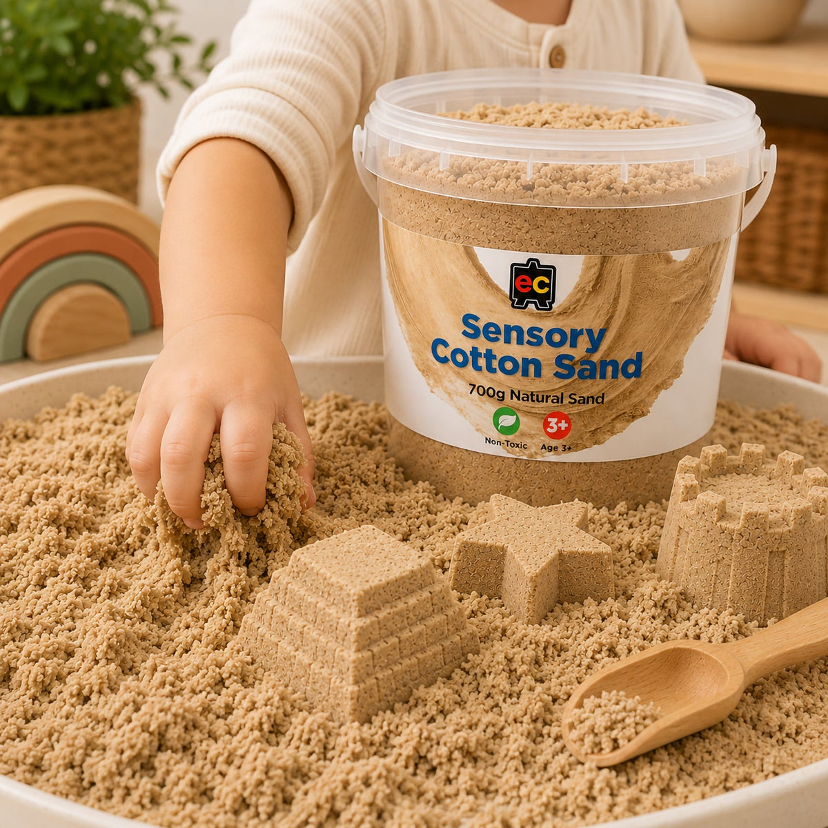 Sensory Cotton Sand 700g Natural