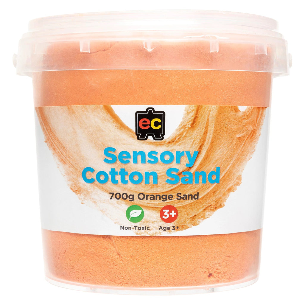 Sensory Cotton Sand 700g Orange