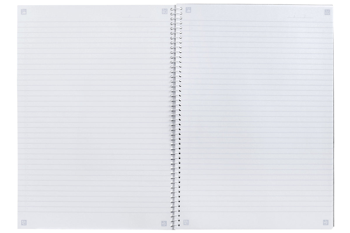 Spirax 595 Notebook A4 120 Page Side Opening Pack of 8