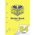 Spirax 120 Binder Book A4 64 Page 8mm Ruled