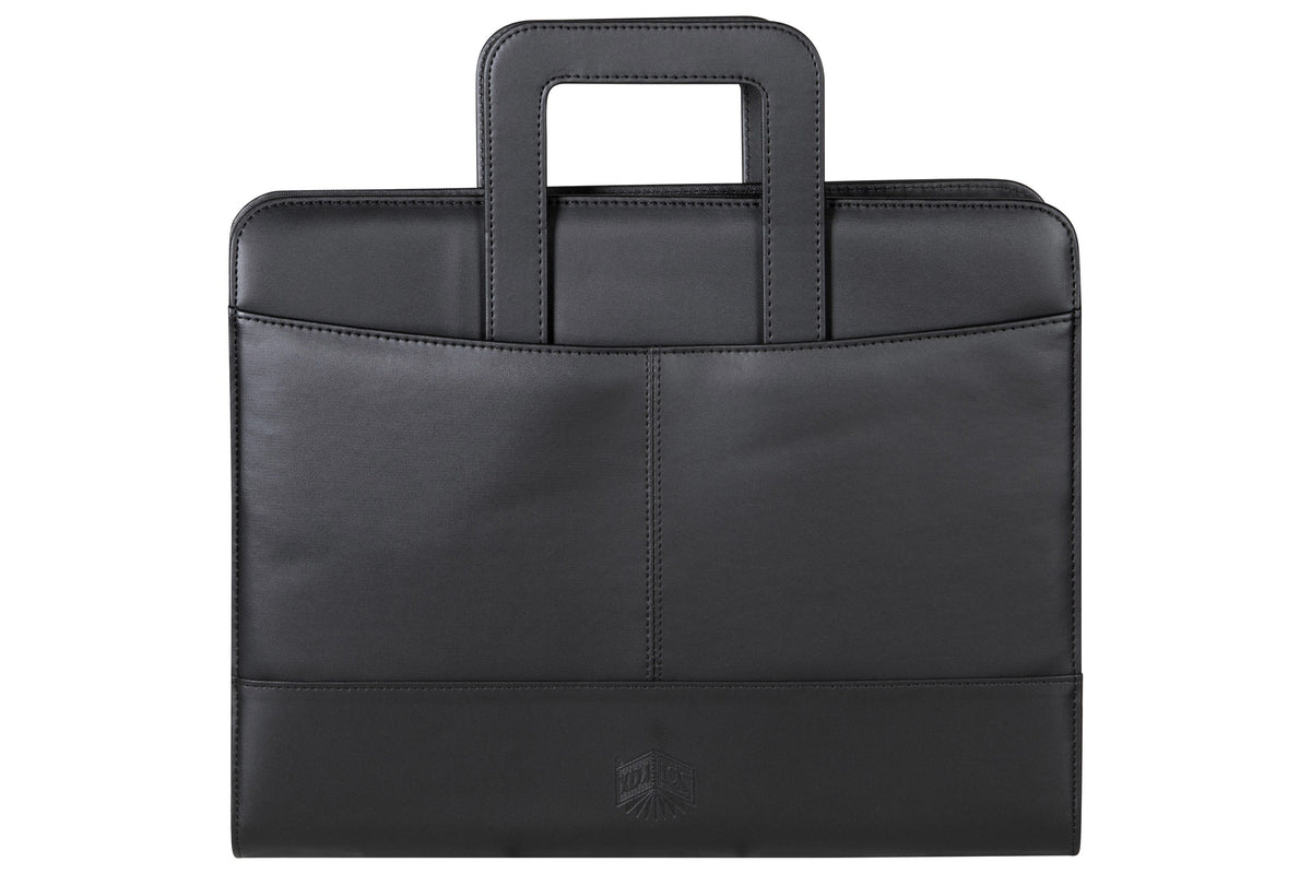 Spirax Executive Zippered Compendium With Handles A4 Black