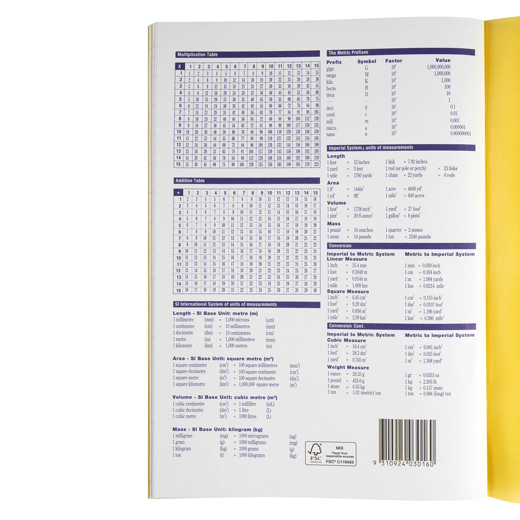Spirax P116 Exercise Book A4 64 Page 18mm Dotted Thirds Pack 10