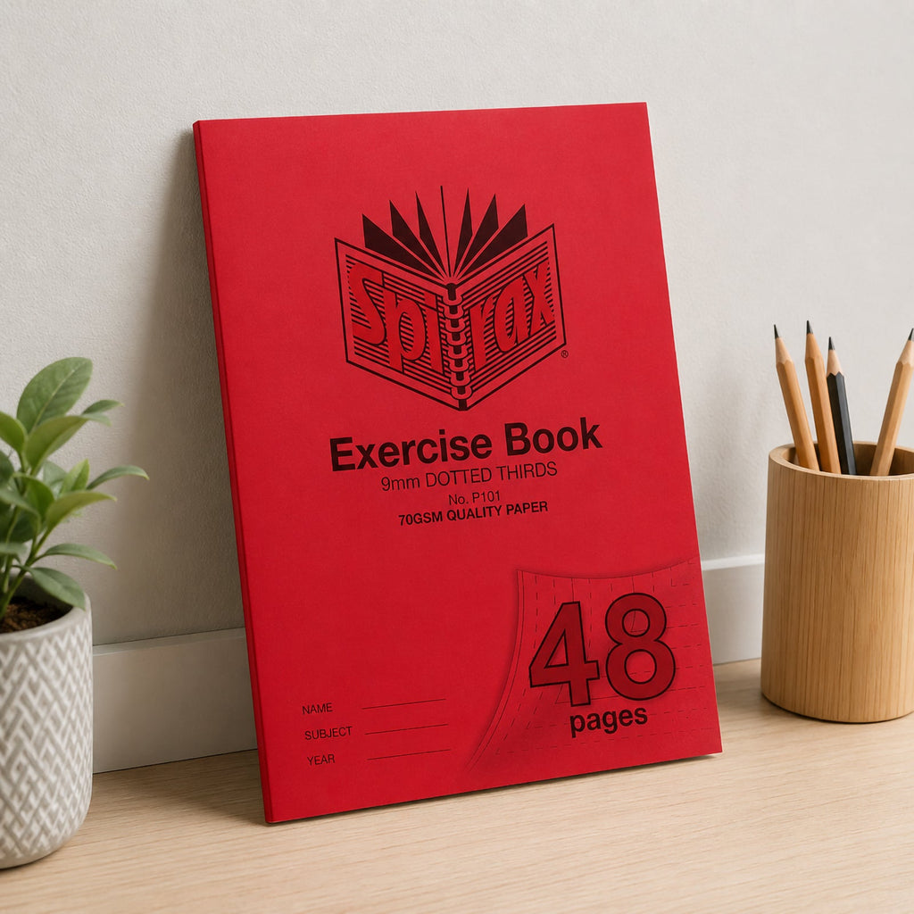 Spirax P101 Exercise Book A4 48 Page 9mm Dotted Thirds Pack 20