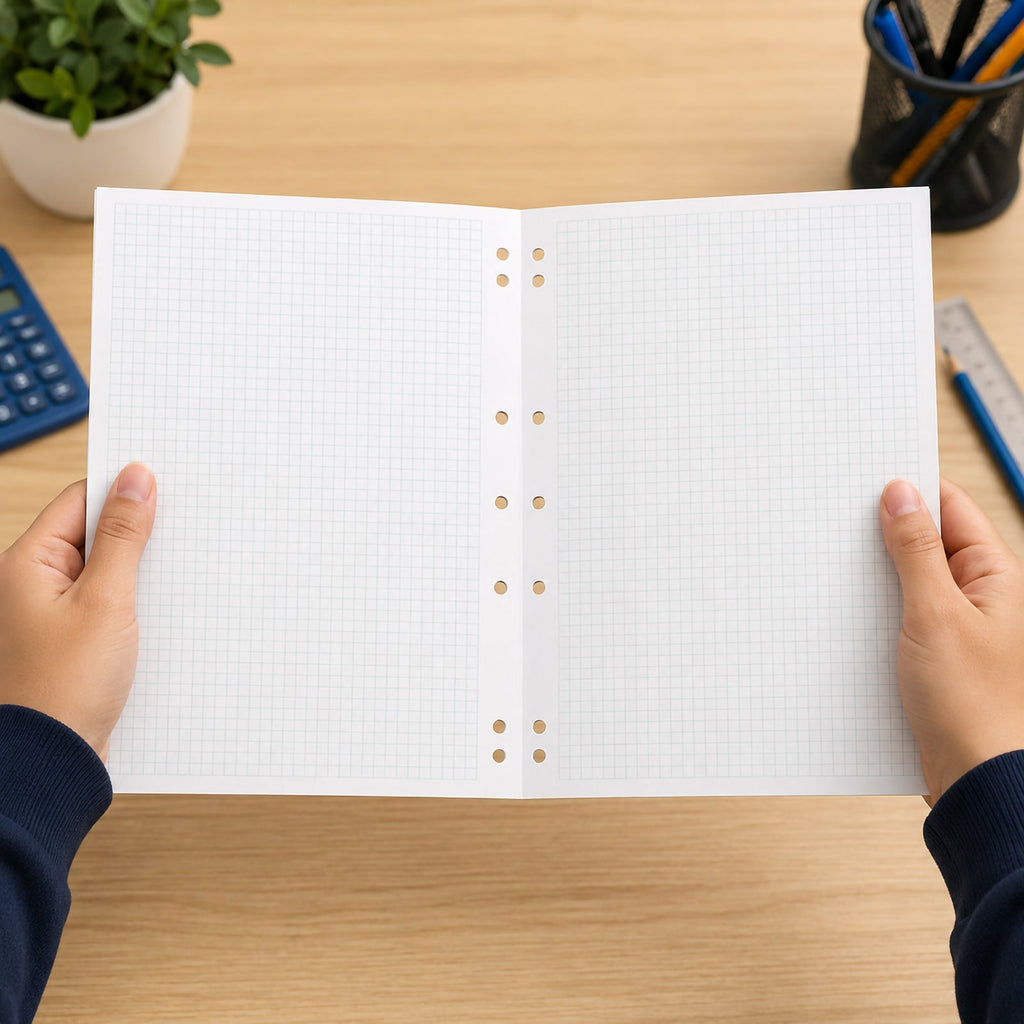 Spirax 135 Graph Binder Book A4 128 Page 5mm Pack 10