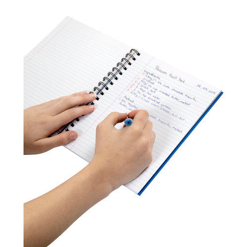 Spirax Hardcover Notebook 225x175mm 200 Pages Assorted Colours Box of 4