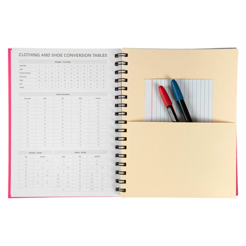 Spirax Hardcover Notebook 225x175mm 200 Pages Pink