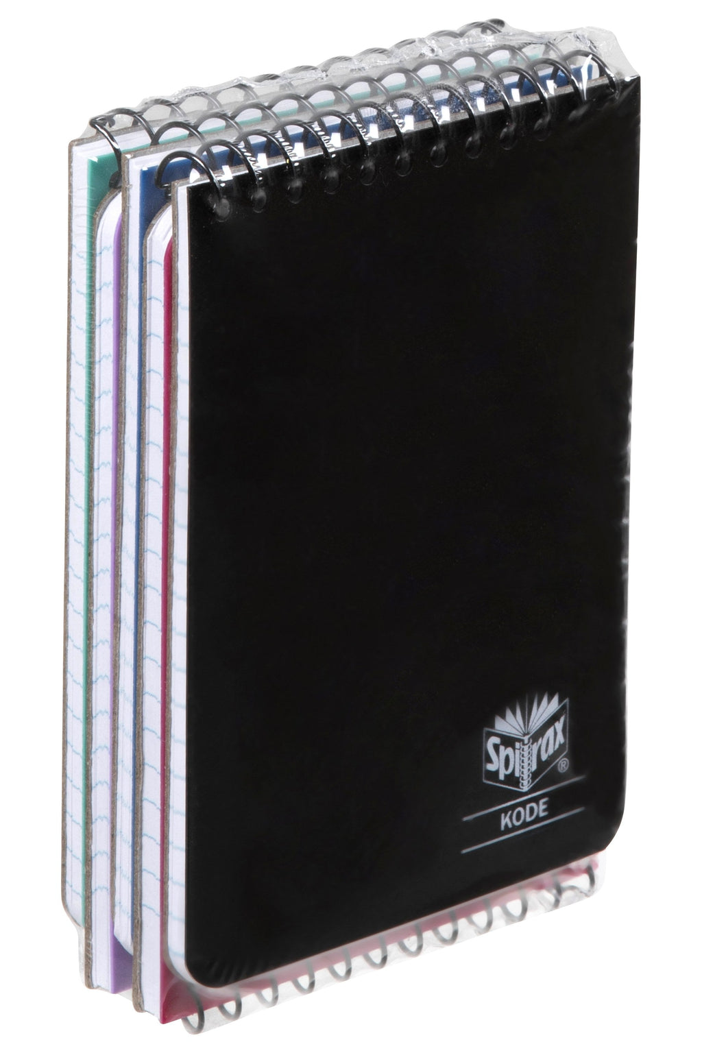 Spirax Kode Pocket Notebook 76 x 122mm 96 Page Assorted Pack of 5 Box of 24