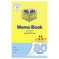 Spirax 222 Memo Book 165 x 100mm 80 Page 8mm Pack of 20