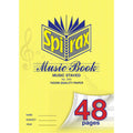 Spirax Music Staved Book A4 48 Pages