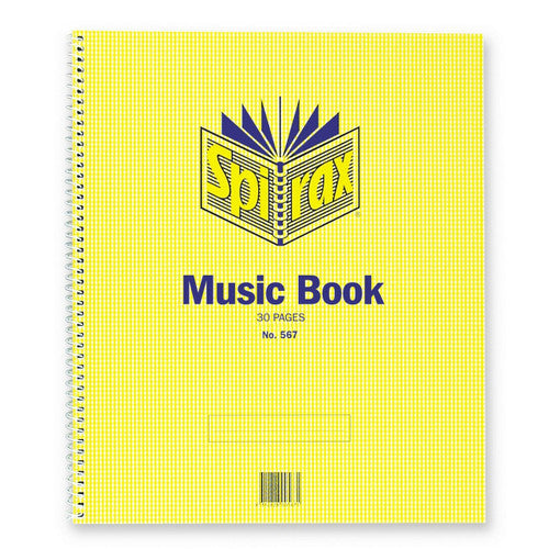 Spirax Music Book 297 x 248mm 15 Leaf