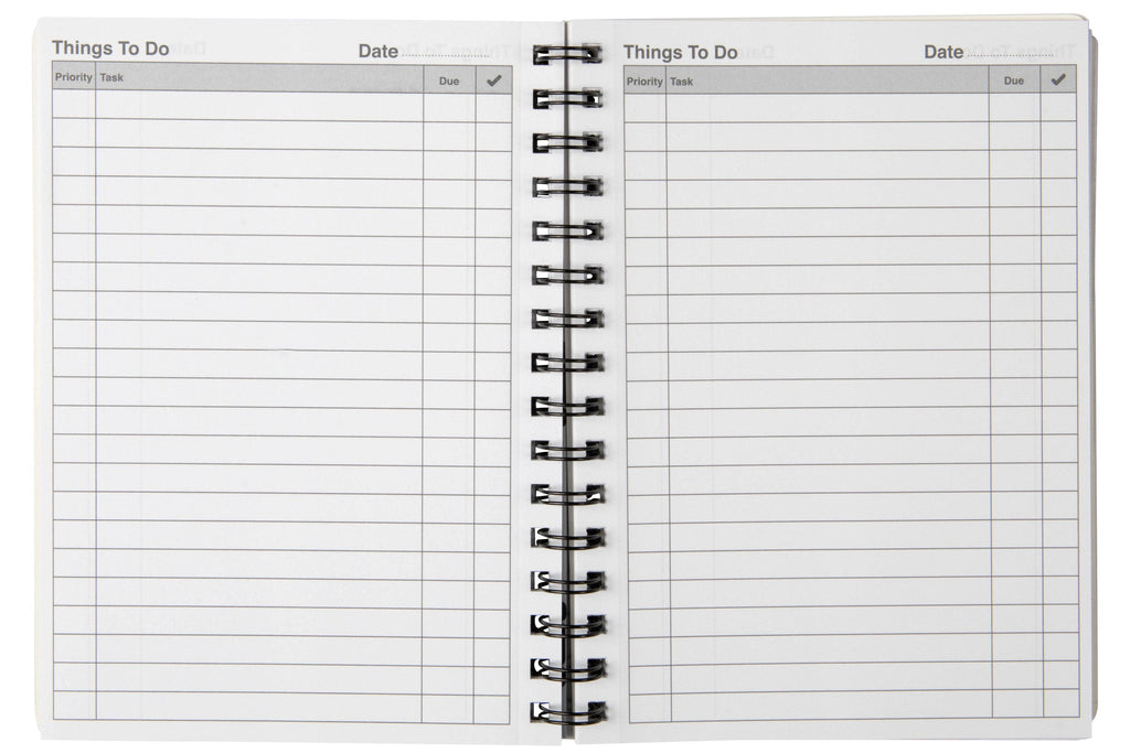 Spirax Organiser Things To Do Notebook A5 96 Pages