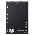 Spirax Polypropylene Lecture Pad A4 Top Opening 140 Pages Black