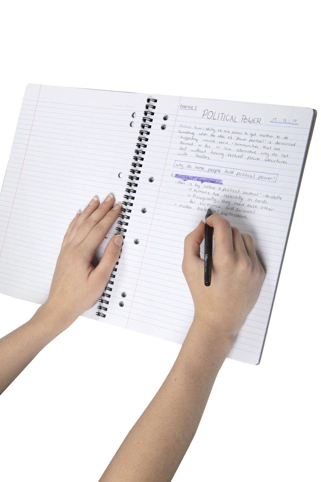 Spirax Polypropylene Lecture Book A4 Side Opening 140 Pages Black