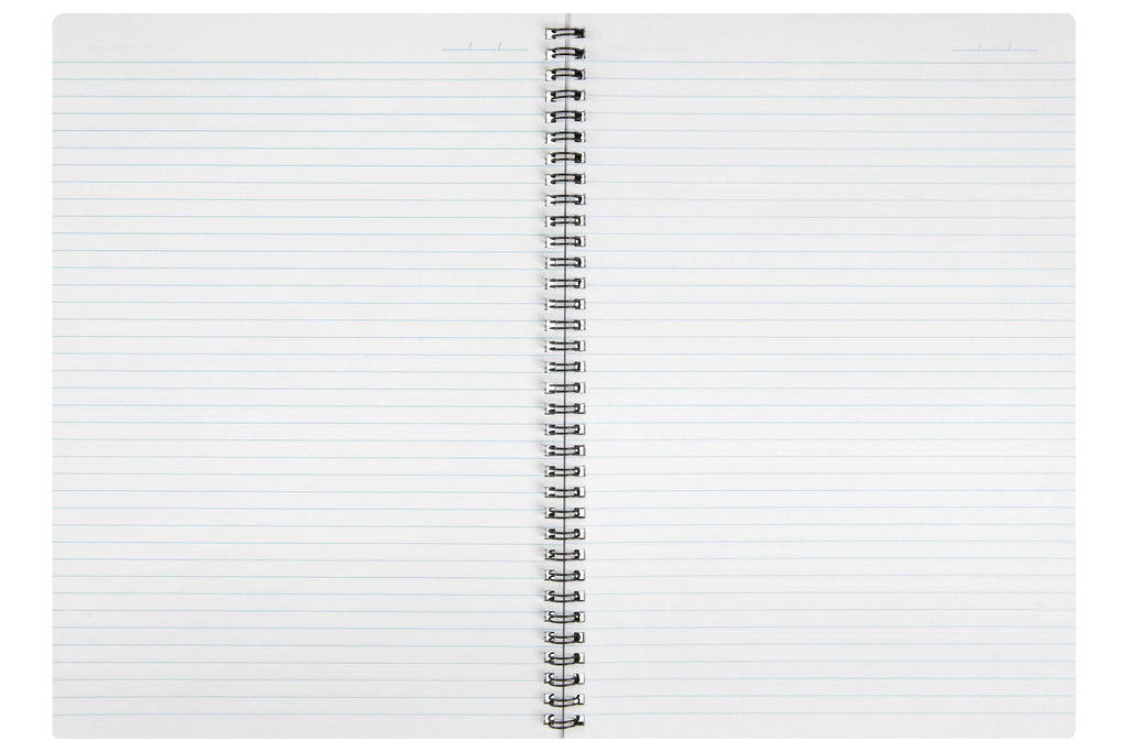 Spirax Polypropylene Notebook Side Opening A4 120 Pages Black