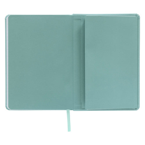 Spirax Platinum Journal Linen-Look A5 160 Page 7mm Lined Sage Pack of 10