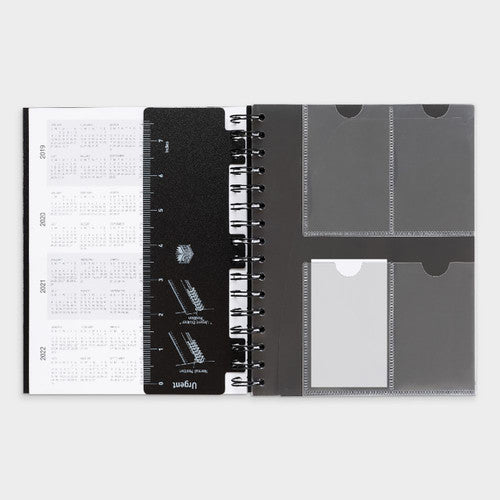 Spirax Platinum Premium Polypropylene Notebook A5 200 Page Black