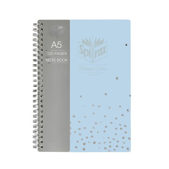 Spirax Platinum Notebook A5 120 Page Assorted Pack of 12