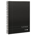 Spirax Platinum Premium Polypropylene Notebook A4 200 Pages Black