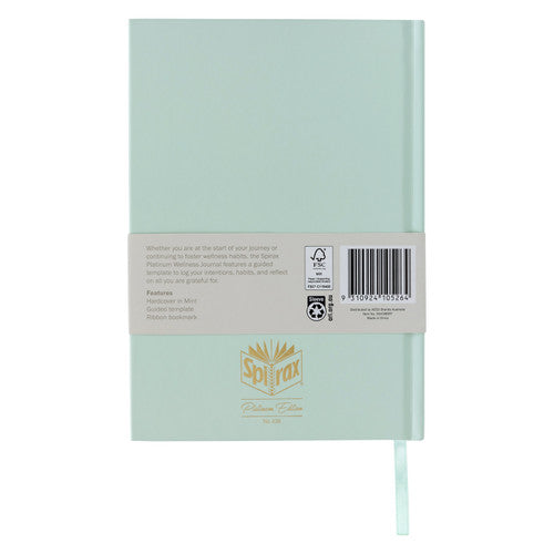 Spirax Platinum Journal A5 192 Page Wellness Pack of 10