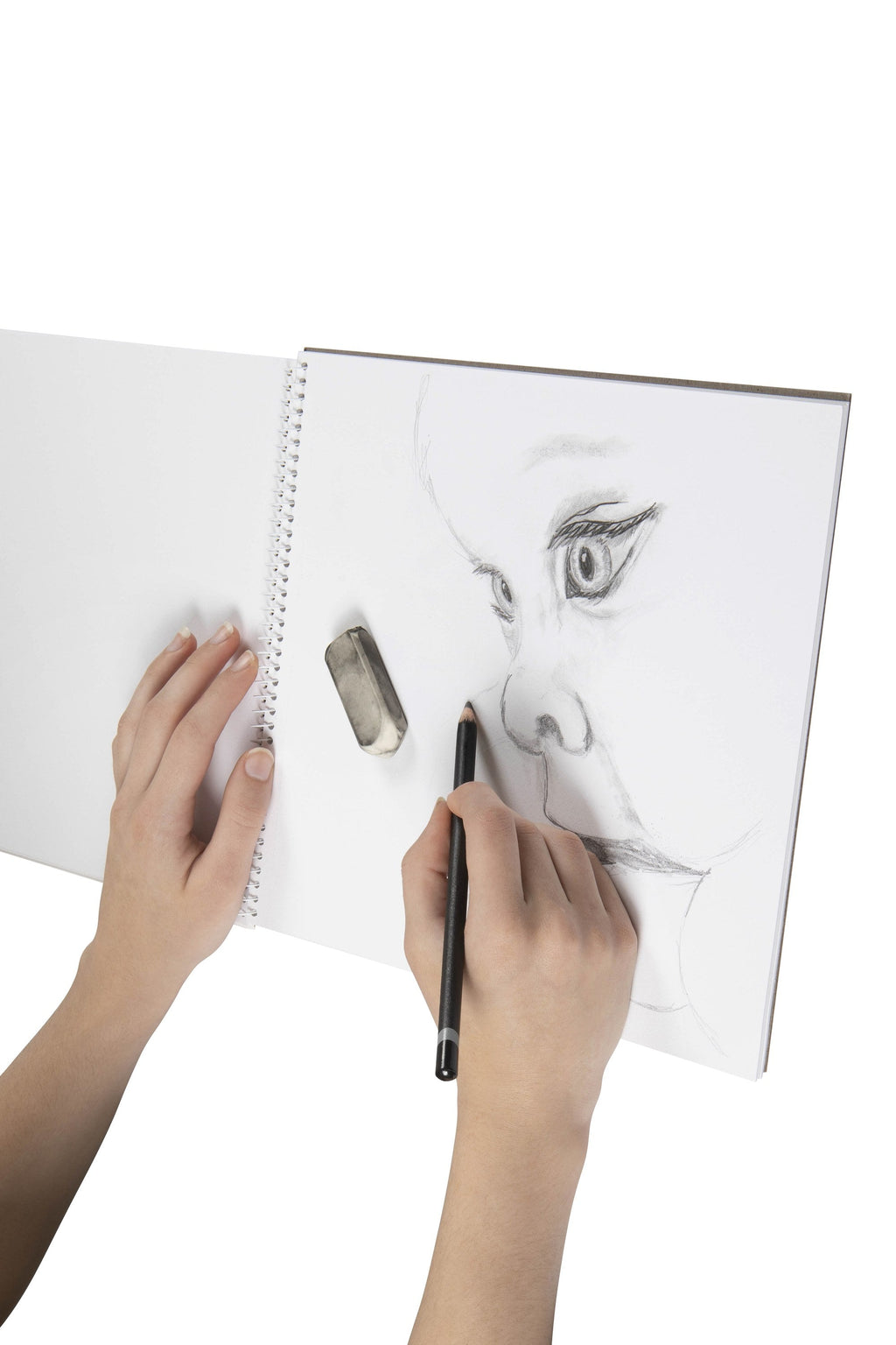 Spirax Sketch Book Side Opening 247 x 270mm 32 Sheets
