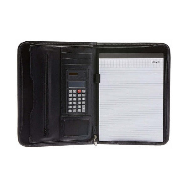 Spirax Slimline Zippered Notebook Compendium A4