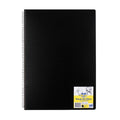 Spirax P703 Polypropylene Visual Art Diary A3 Side Opening 120 Page Black